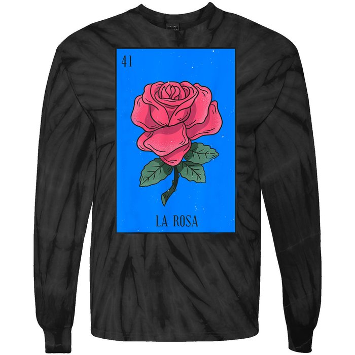 La Rosa Mexican Lottery Culture Tie-Dye Long Sleeve Shirt