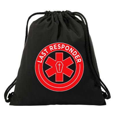 Last Responder Mortician Embalmer Funeral Director Drawstring Bag