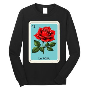 La Rosa Mexican Lottery Card Game Gift Long Sleeve Shirt