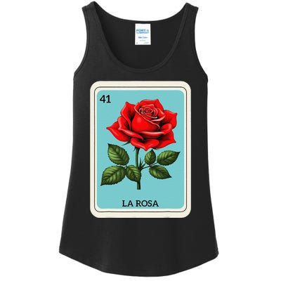 La Rosa Mexican Lottery Card Game Gift Ladies Essential Tank