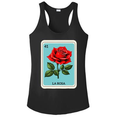 La Rosa Mexican Lottery Card Game Gift Ladies PosiCharge Competitor Racerback Tank