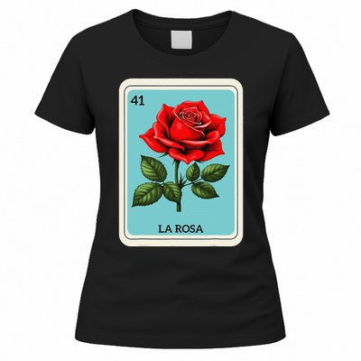 La Rosa Mexican Lottery Card Game Gift Women's T-Shirt