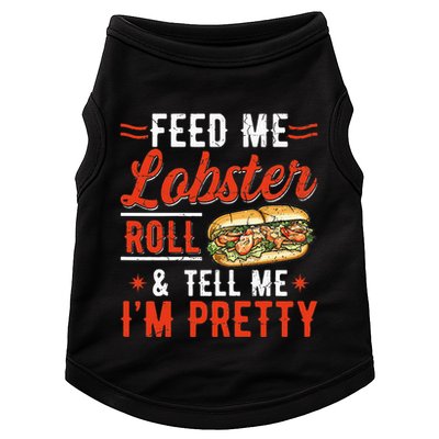 Lobster Roll Maine Seafood Design For A Lobster Roll Fan Doggie Tank