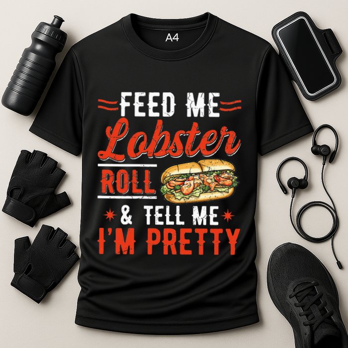 Lobster Roll Maine Seafood Design For A Lobster Roll Fan Cooling Performance Crew T-Shirt