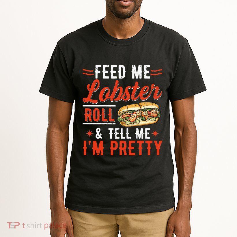 Lobster Roll Maine Seafood Design For A Lobster Roll Fan Tall T-Shirt