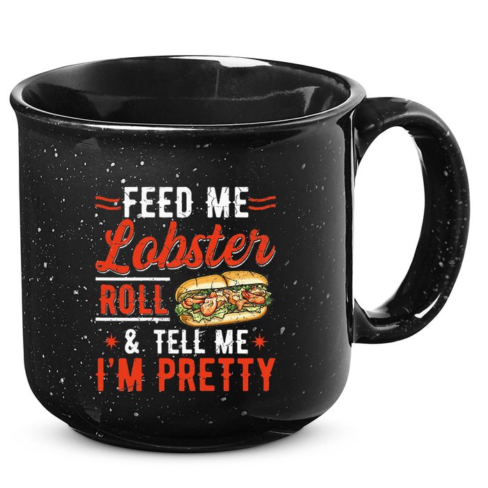 Lobster Roll Maine Seafood Design For A Lobster Roll Fan 15oz Campfire Ceramic Mug