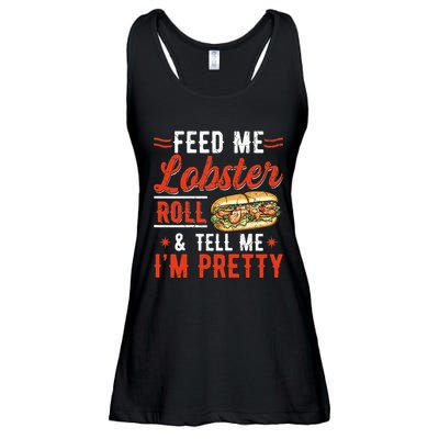 Lobster Roll Maine Seafood Design For A Lobster Roll Fan Ladies Essential Flowy Tank