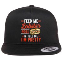 Lobster Roll Maine Seafood Design For A Lobster Roll Fan Flatbill Hat