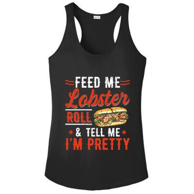 Lobster Roll Maine Seafood Design For A Lobster Roll Fan Ladies PosiCharge Competitor Racerback Tank