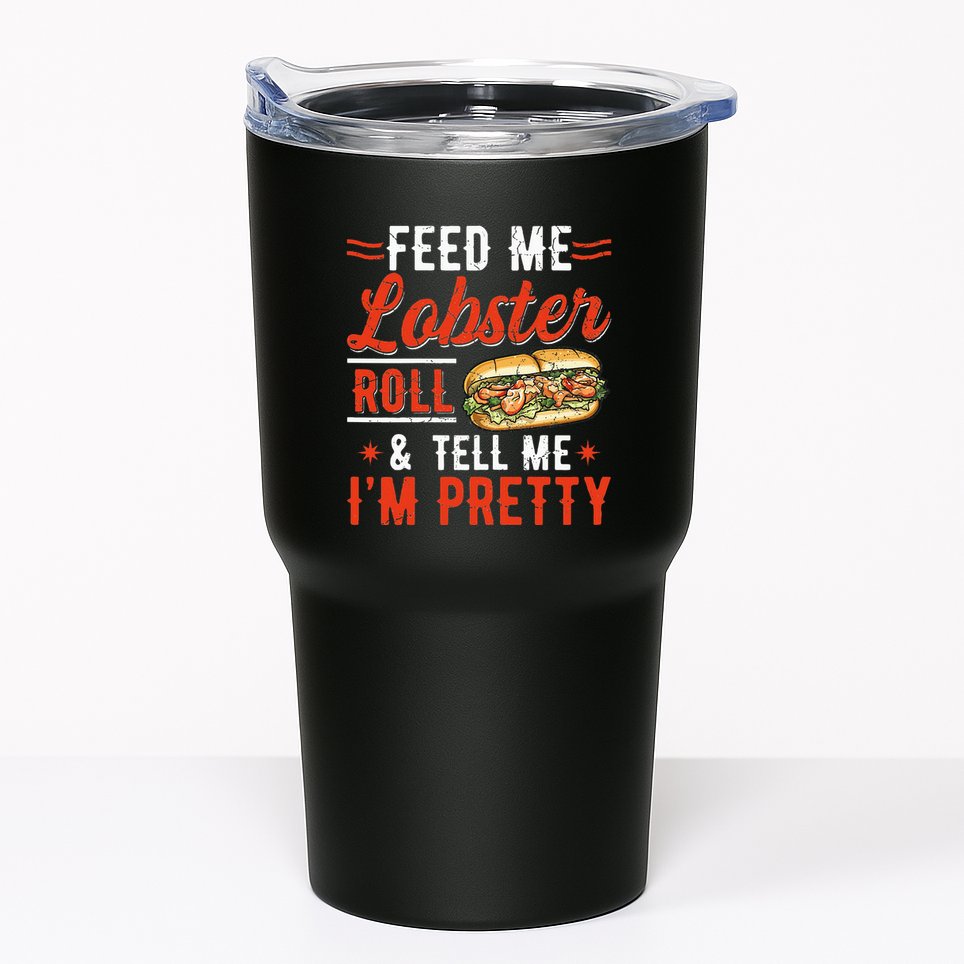 Lobster Roll Maine Seafood Design For A Lobster Roll Fan Tumbler