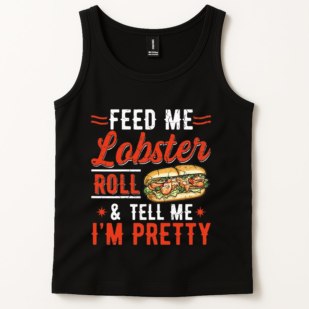 Lobster Roll Maine Seafood Design For A Lobster Roll Fan Tank Top