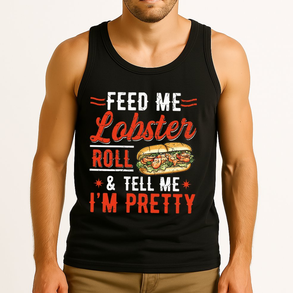 Lobster Roll Maine Seafood Design For A Lobster Roll Fan Tank Top