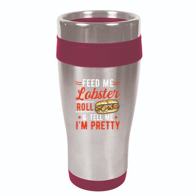 Lobster Roll Maine Seafood Design For A Lobster Roll Fan 16oz Travel Tumbler