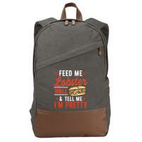 Lobster Roll Maine Seafood Design For A Lobster Roll Fan Cotton Canvas Backpack