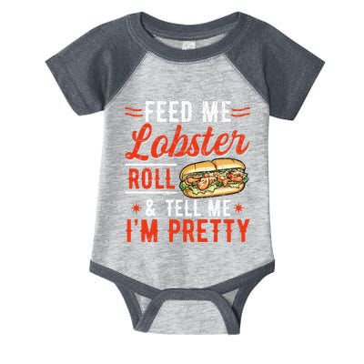 Lobster Roll Maine Seafood Design For A Lobster Roll Fan Infant Baby Jersey Bodysuit