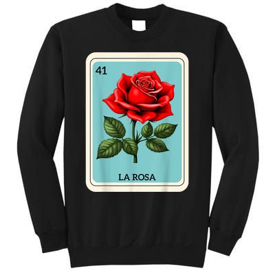 La Rosa Mexican Lottery Card Game Sweatshirt