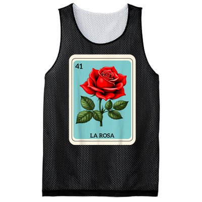 La Rosa Mexican Lottery Card Game Mesh Reversible Basketball Jersey Tank