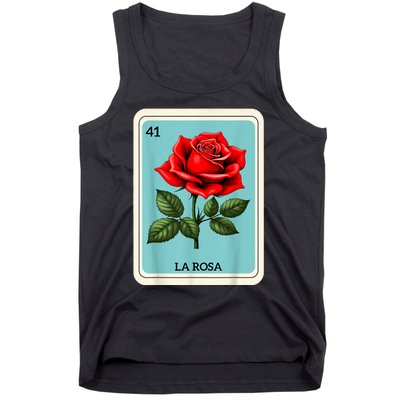 La Rosa Mexican Lottery Card Game Tank Top