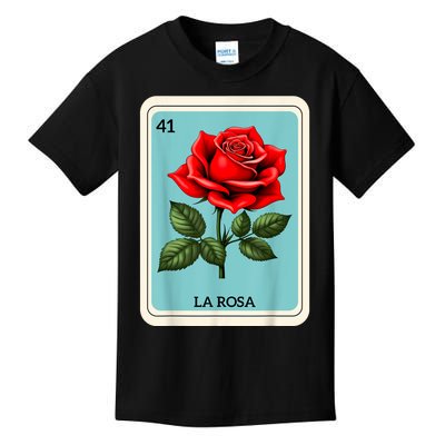 La Rosa Mexican Lottery Card Game Kids T-Shirt