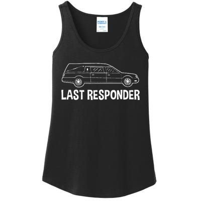 Last Responder Mortuary Science Student Mortician Gift Ladies Essential Tank