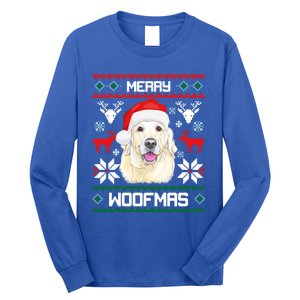 Labrador Retriever Merry Woofmas Gift Christmas Dog Xmas Lab Cool Gift Long Sleeve Shirt