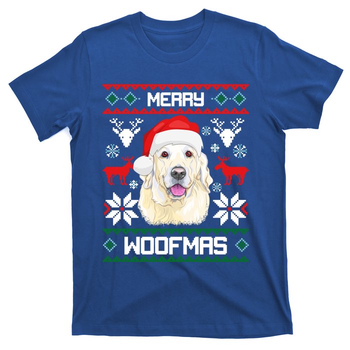 Labrador Retriever Merry Woofmas Gift Christmas Dog Xmas Lab Cool Gift T-Shirt