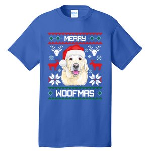 Labrador Retriever Merry Woofmas Gift Christmas Dog Xmas Lab Cool Gift Tall T-Shirt