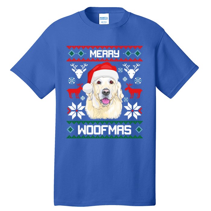 Labrador Retriever Merry Woofmas Gift Christmas Dog Xmas Lab Cool Gift Tall T-Shirt