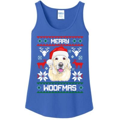 Labrador Retriever Merry Woofmas Gift Christmas Dog Xmas Lab Cool Gift Ladies Essential Tank