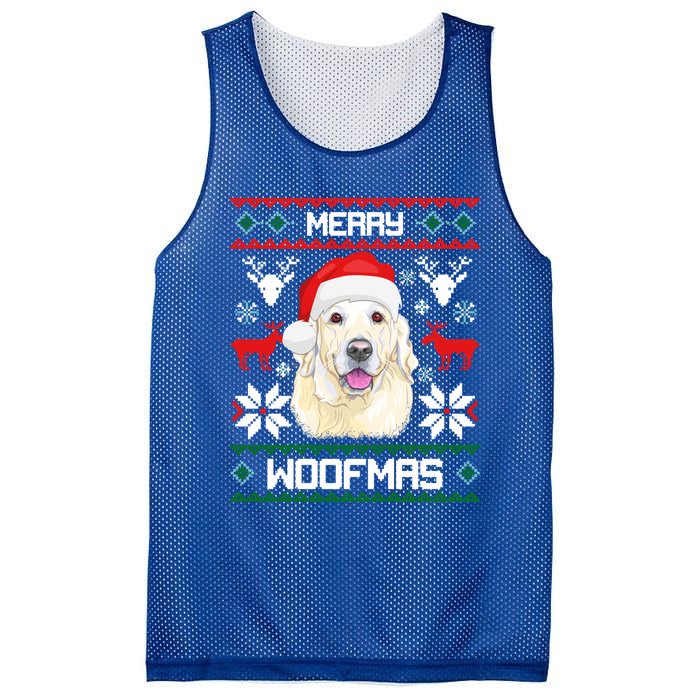 Labrador Retriever Merry Woofmas Gift Christmas Dog Xmas Lab Cool Gift Mesh Reversible Basketball Jersey Tank