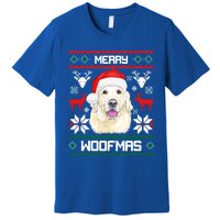 Labrador Retriever Merry Woofmas Gift Christmas Dog Xmas Lab Cool Gift Premium T-Shirt