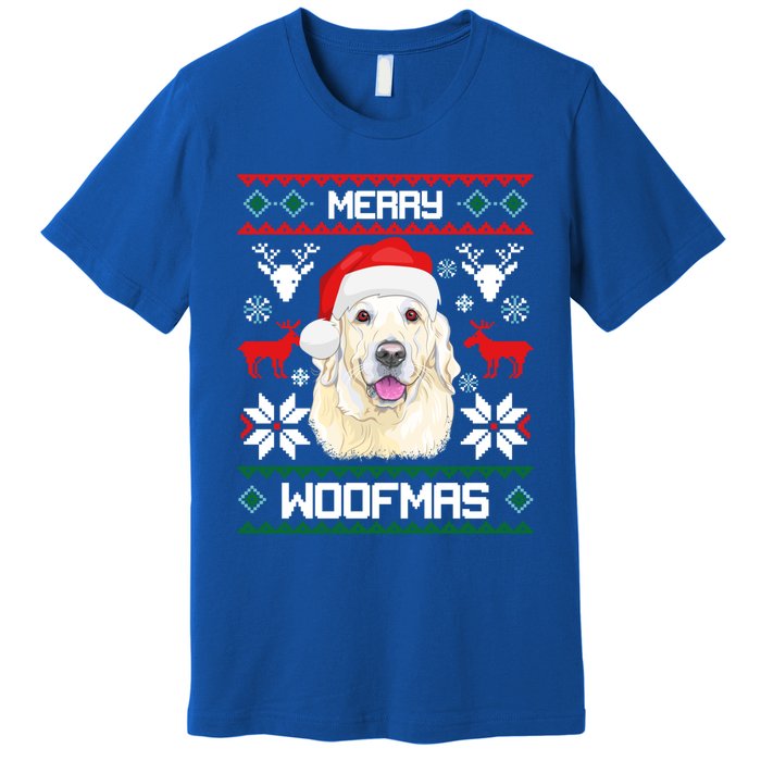 Labrador Retriever Merry Woofmas Gift Christmas Dog Xmas Lab Cool Gift Premium T-Shirt