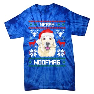 Labrador Retriever Merry Woofmas Gift Christmas Dog Xmas Lab Cool Gift Tie-Dye T-Shirt