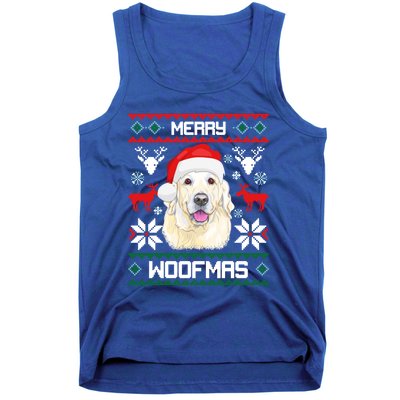 Labrador Retriever Merry Woofmas Gift Christmas Dog Xmas Lab Cool Gift Tank Top