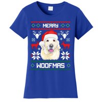 Labrador Retriever Merry Woofmas Gift Christmas Dog Xmas Lab Cool Gift Women's T-Shirt