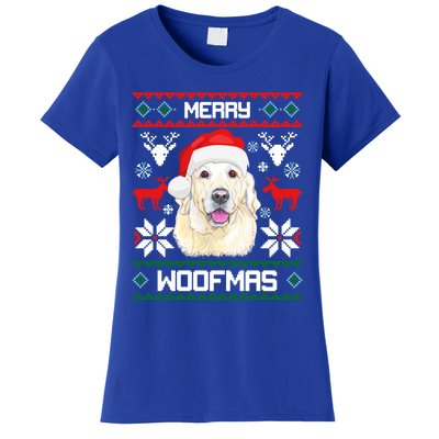 Labrador Retriever Merry Woofmas Gift Christmas Dog Xmas Lab Cool Gift Women's T-Shirt