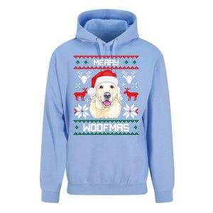 Labrador Retriever Merry Woofmas Gift Christmas Dog Xmas Lab Cool Gift Unisex Surf Hoodie