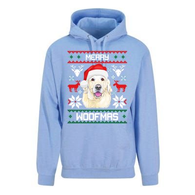 Labrador Retriever Merry Woofmas Gift Christmas Dog Xmas Lab Cool Gift Unisex Surf Hoodie