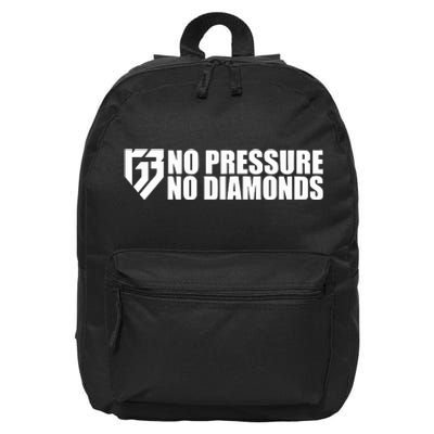 Limited Rg3 No Pressure No Diamonds 16 in Basic Backpack