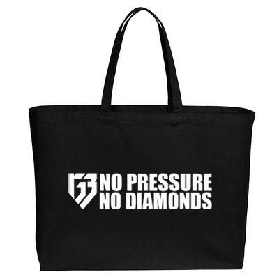 Limited Rg3 No Pressure No Diamonds Cotton Canvas Jumbo Tote