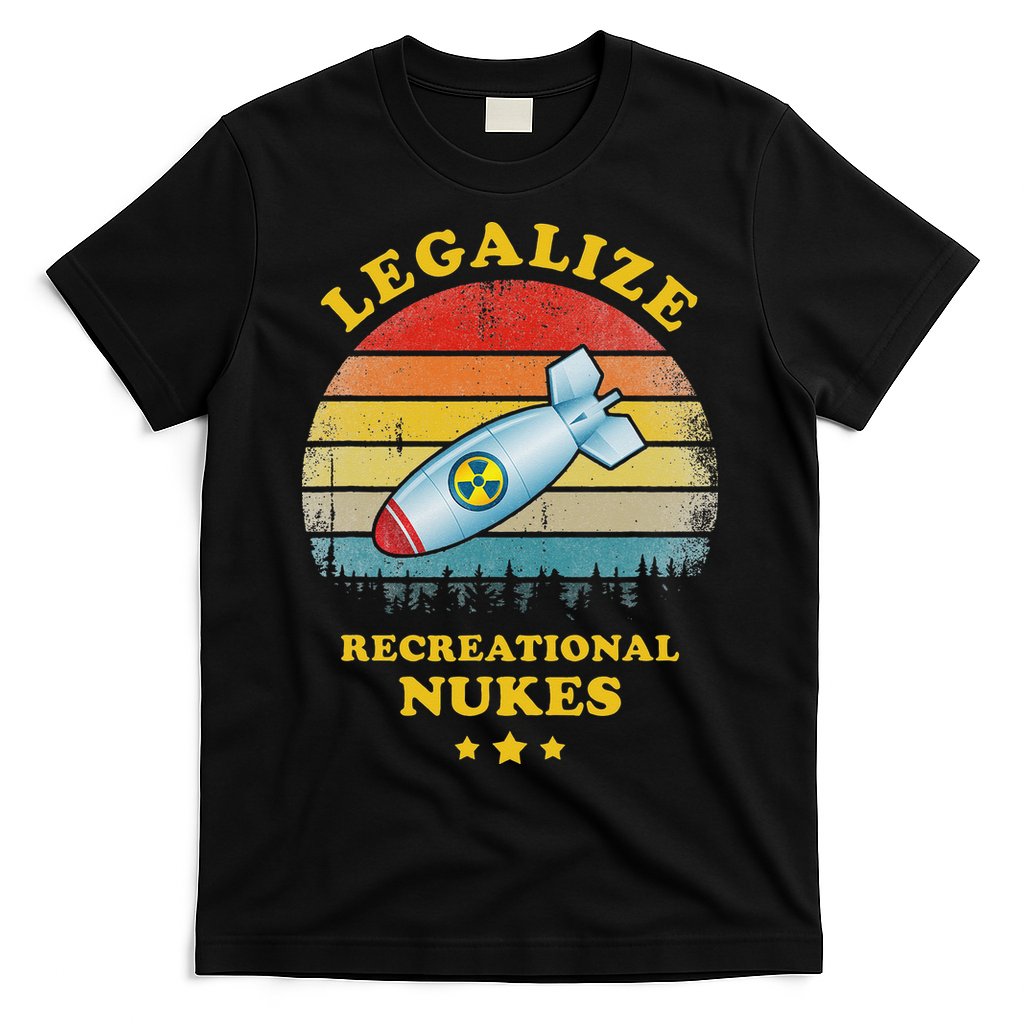 Legalize Recreational Nukes Funny Vintage T-Shirt