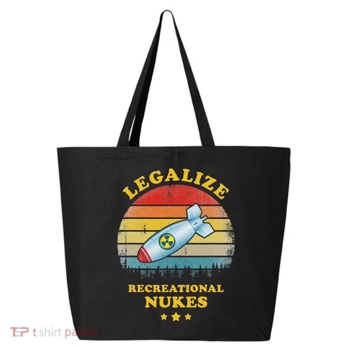 Legalize Recreational Nukes Funny Vintage 25L Jumbo Tote