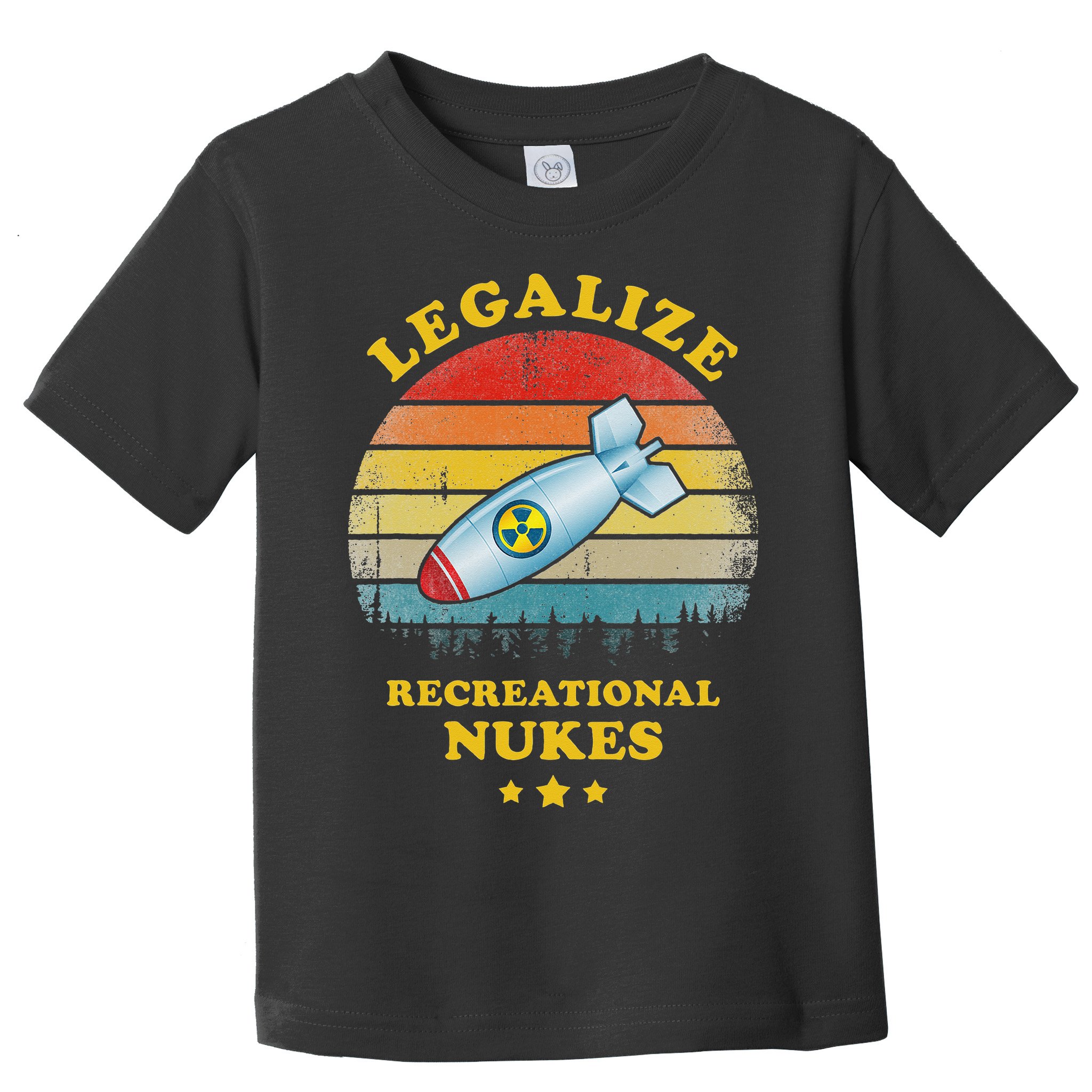 Legalize Recreational Nukes Funny Vintage Toddler T-Shirt