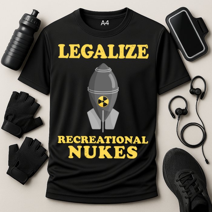 Legalize Recreational Nukes Cooling Performance Crew T-Shirt