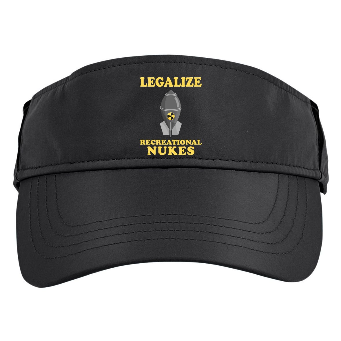 Legalize Recreational Nukes Adult Drive Performance Visor