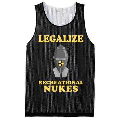 Legalize Recreational Nukes Mesh Reversible Basketball Jersey Tank