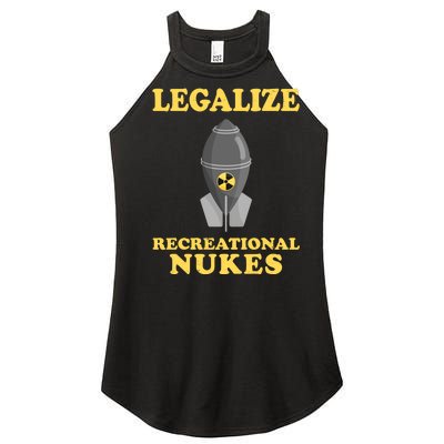 Legalize Recreational Nukes Women’s Perfect Tri Rocker Tank