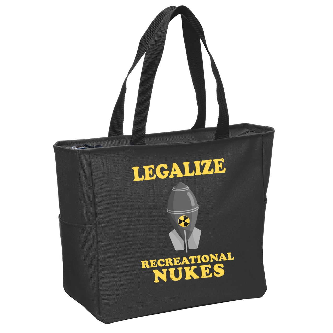 Legalize Recreational Nukes Zip Tote Bag