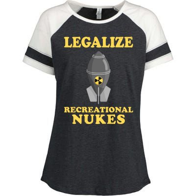 Legalize Recreational Nukes Enza Ladies Jersey Colorblock Tee