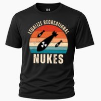Legalize Recreational Nukes Funny Retro Cooling Performance Crew T-Shirt